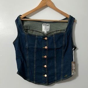 WRANGLER X LAINEY WILSON PONY UP BUSTIER TOP - XL